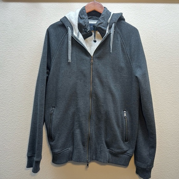 Banana Republic Men's Gray Hoodie Sweater - Picture 1 of 4